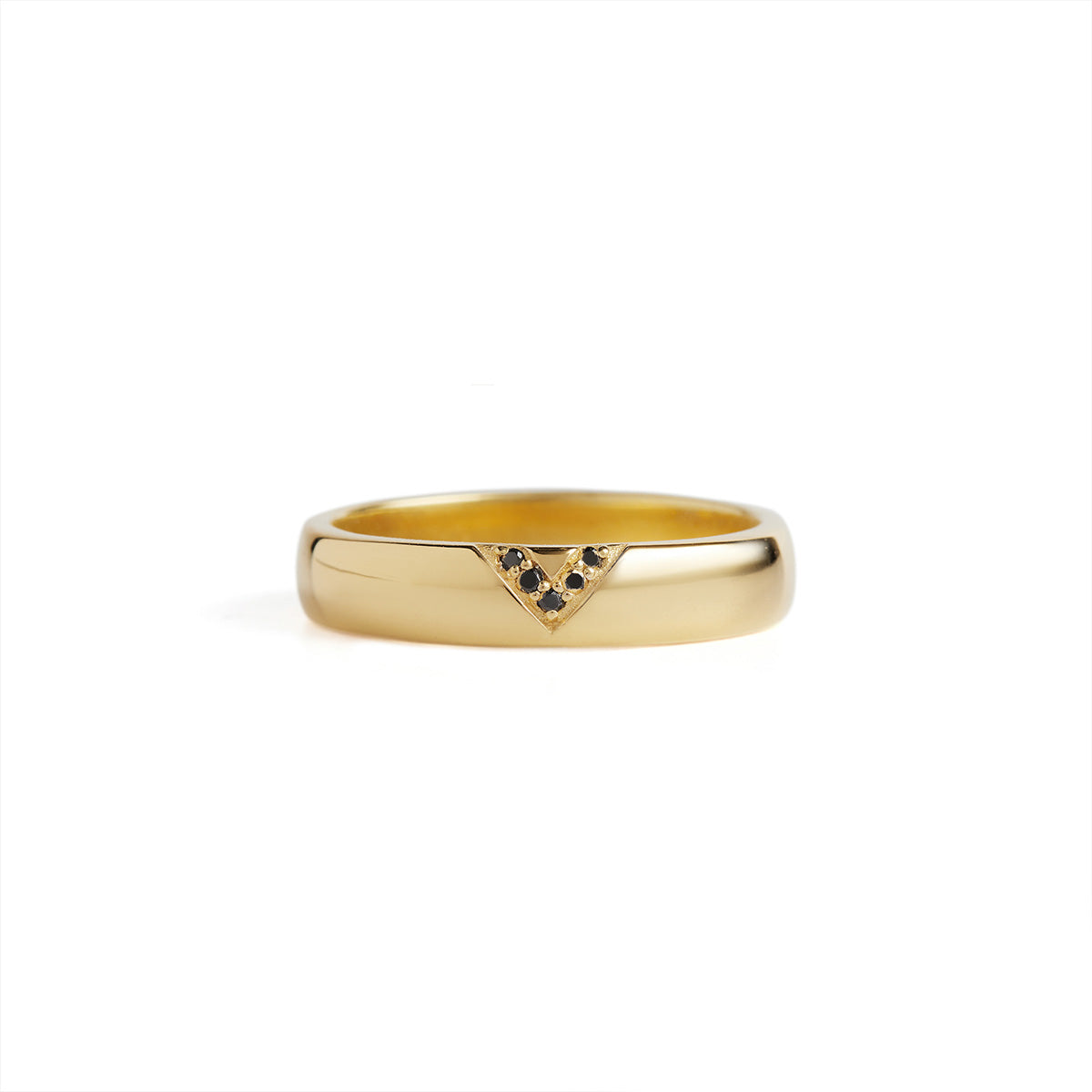 Zenith Diamond Ring Solid Gold