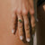 Eclipse Fine Stack Emerald Solid Gold