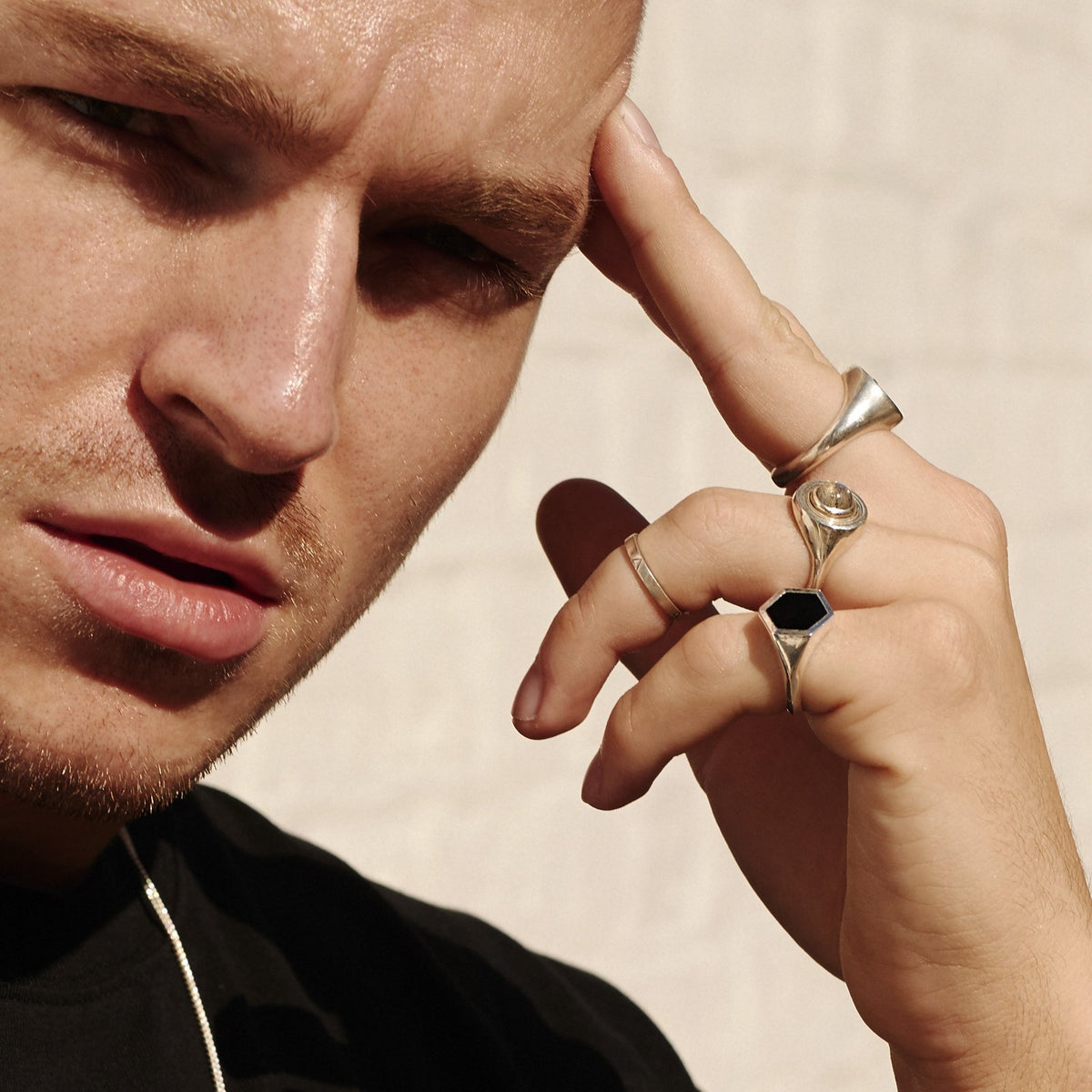 Four Elements Ring Silver