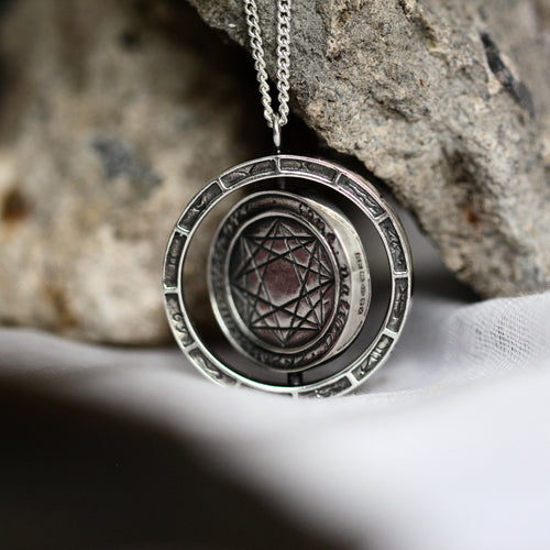 Alchemist's Rotary Pendant Silver Rachel Entwistle