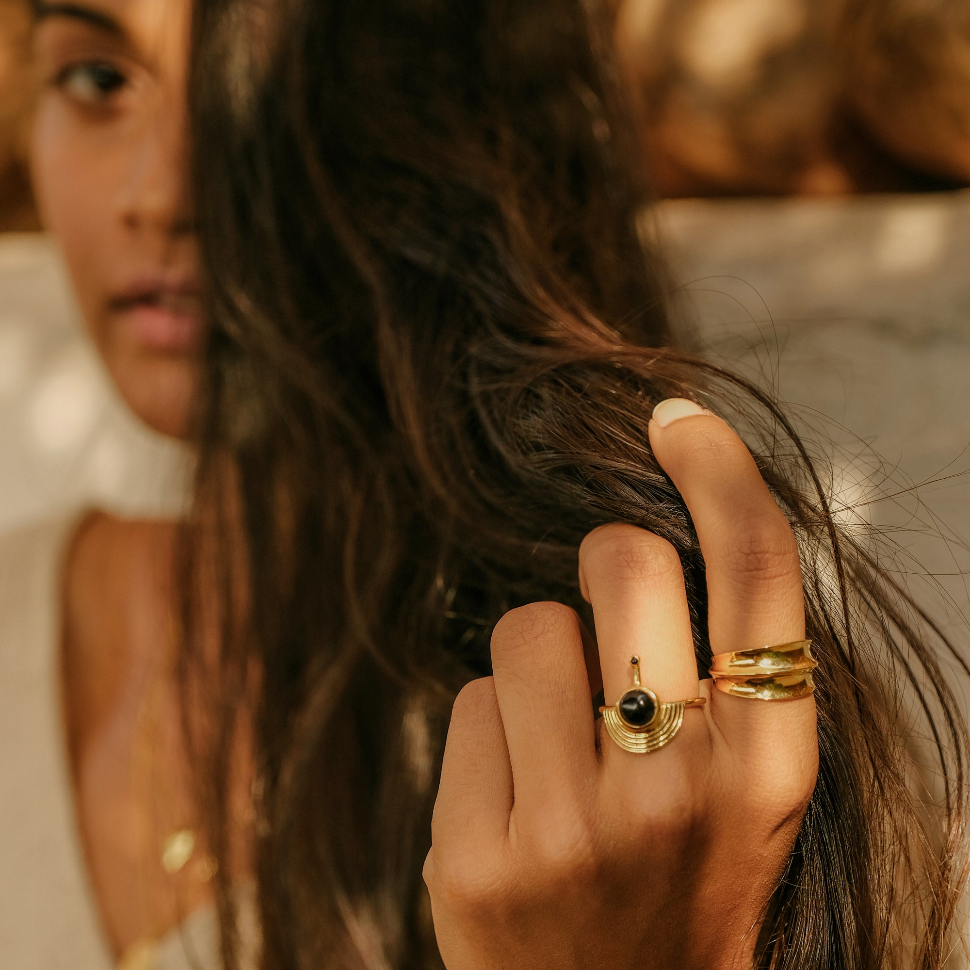 Athena Ring Solid Gold