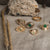 Scarab Signet Ring with Emerald Solid Gold