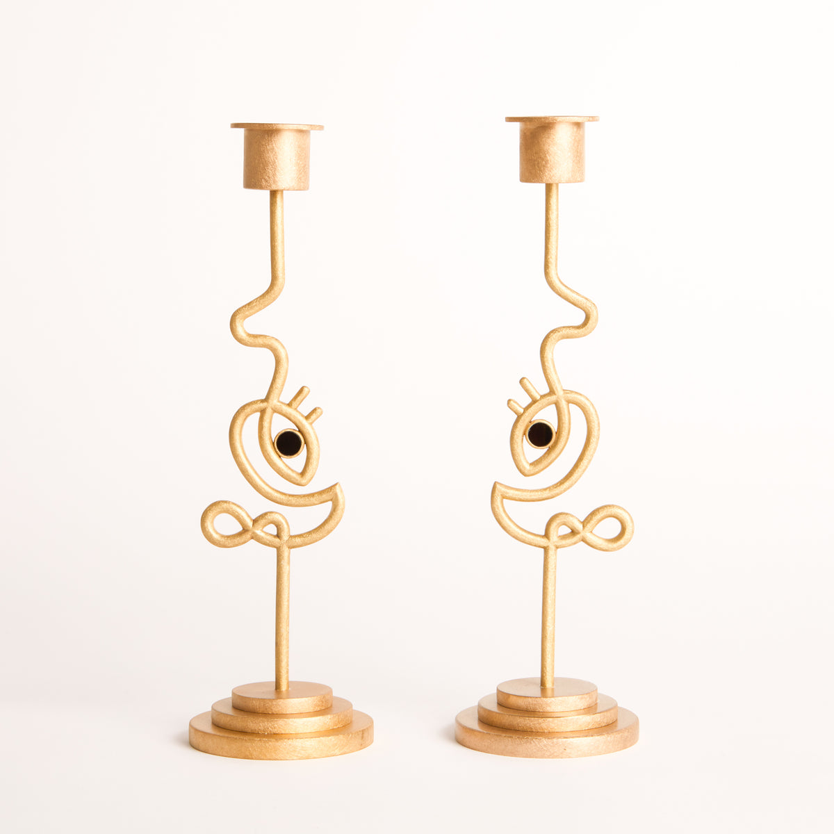 Dreamer Candelabra with Black Onyx