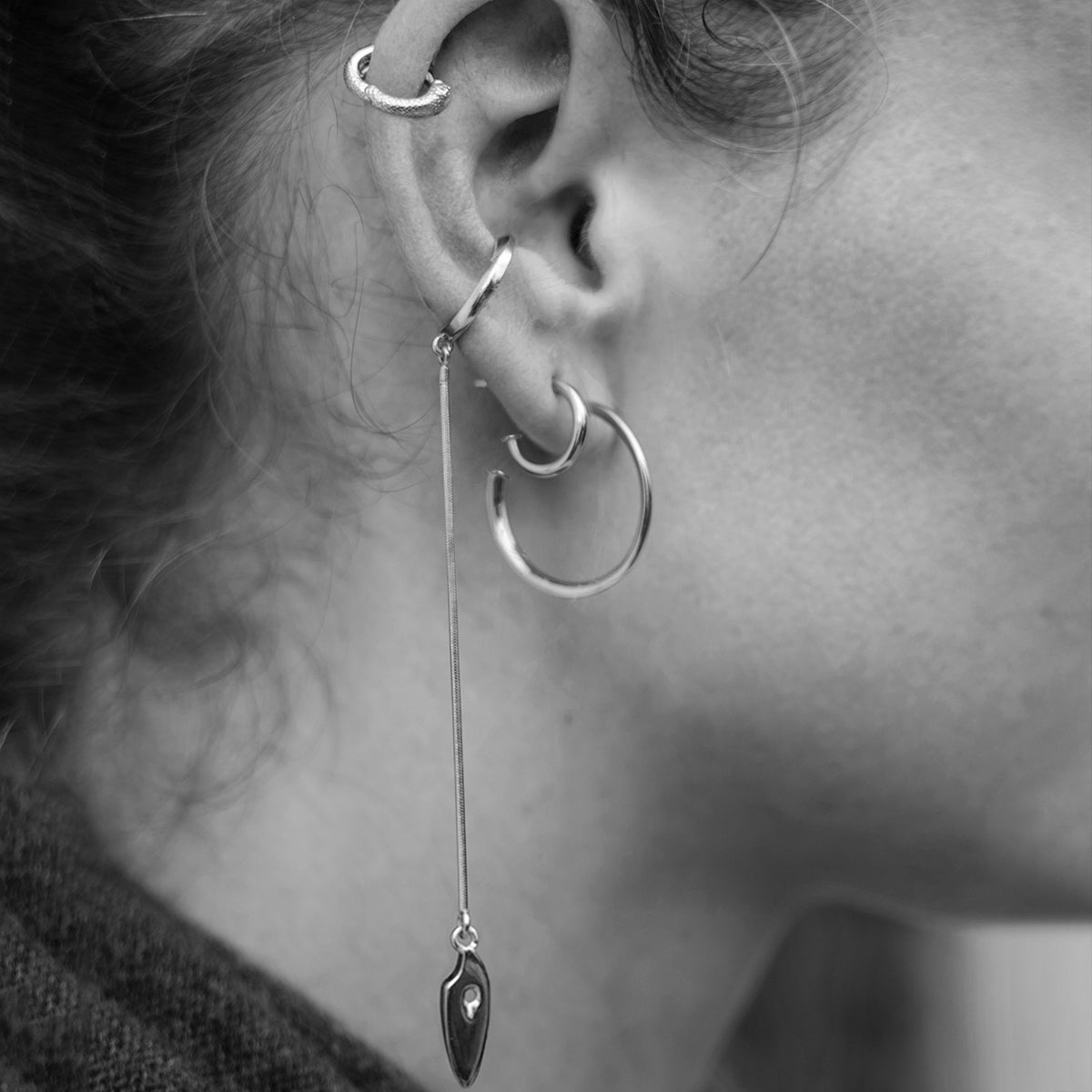 Terra Hoops Silver