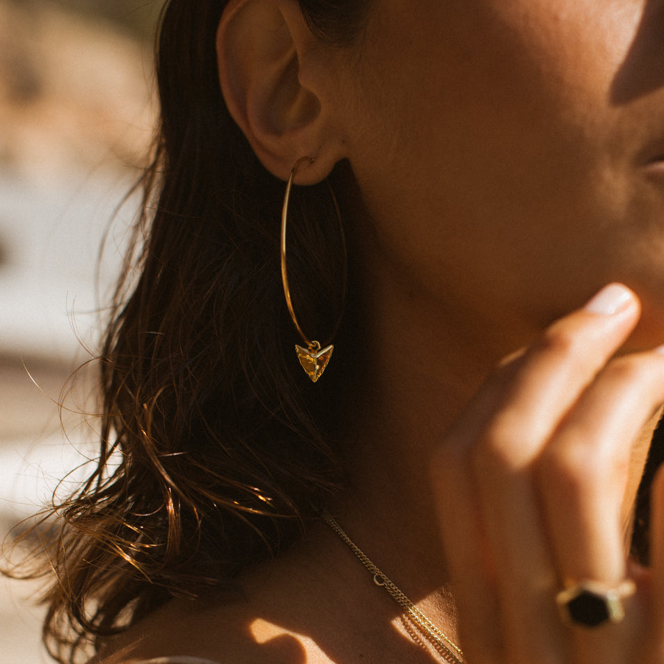 Modern Primitive Large Hoops Gold