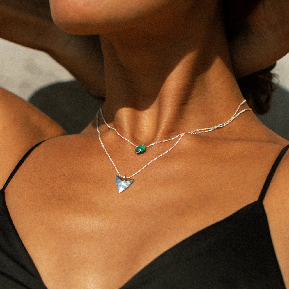 Modern Primitive Mini Necklace Silver