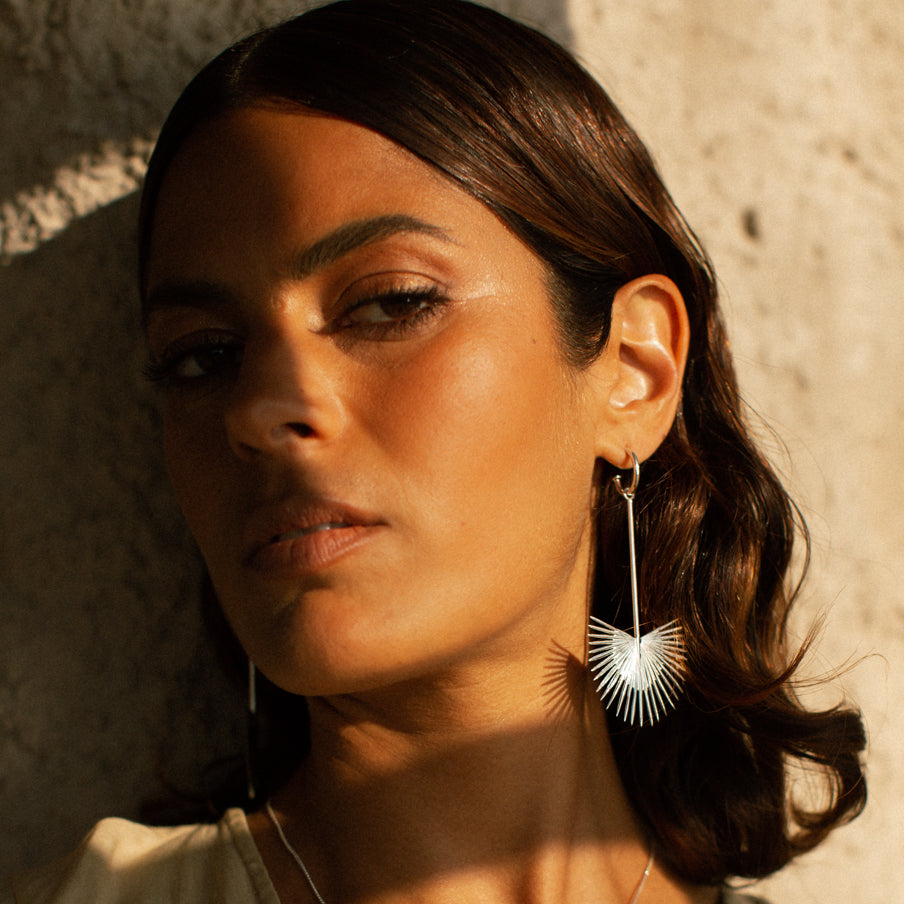 Ishtar Earrings Silver