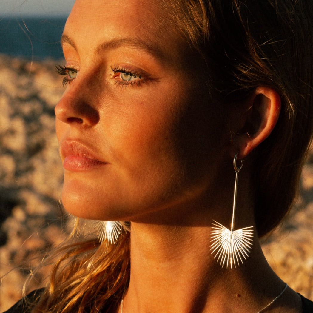 Ishtar Earrings Silver