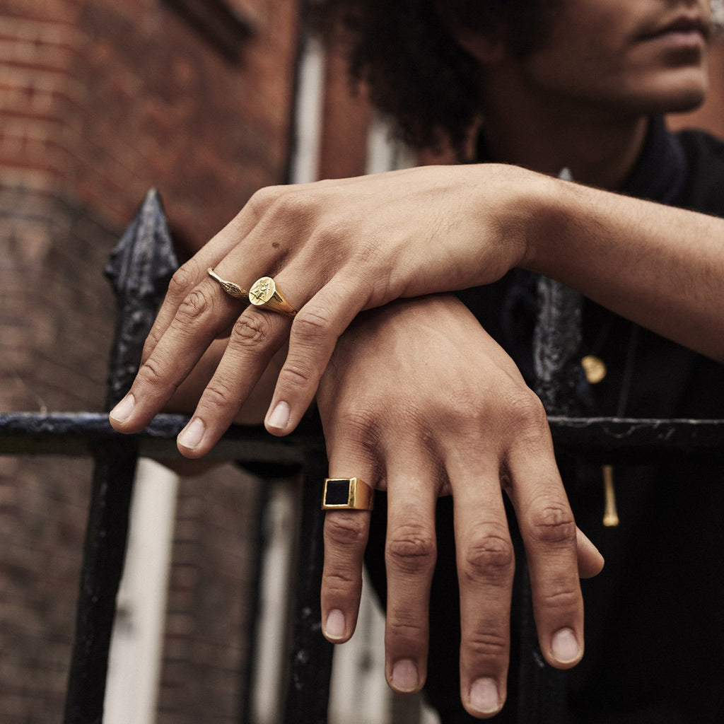 Scarab Signet Ring Gold