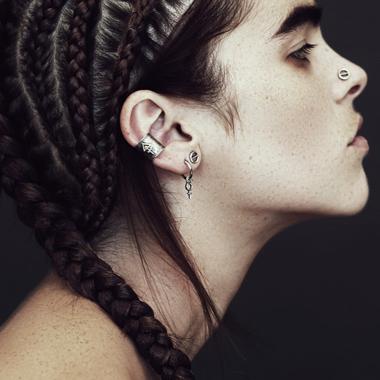 Tria Prima Mini Hoops Silver