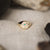 Creation Signet Ring with Emerald Solid Gold