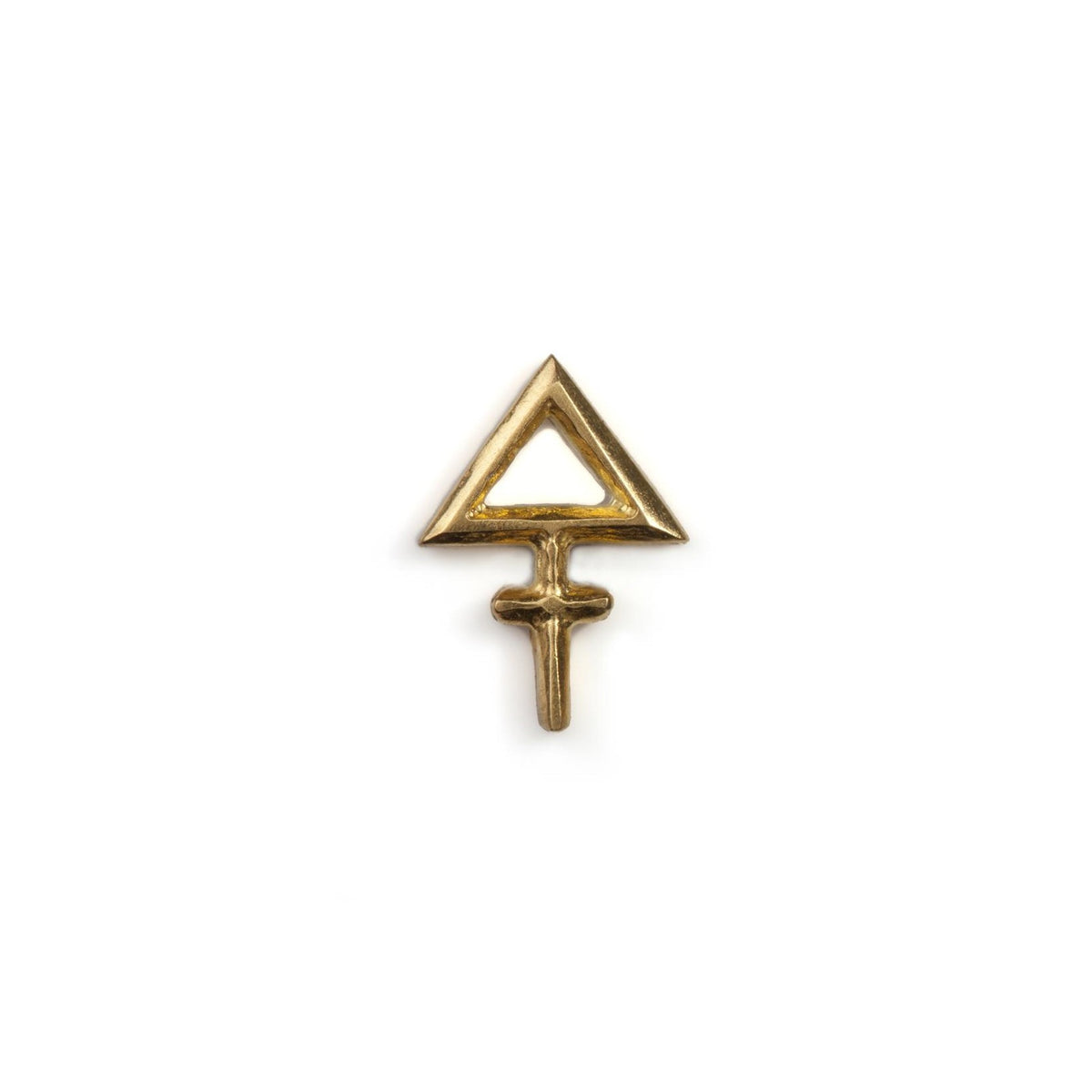 Tria Prima Stud Earrings Gold Vermeil