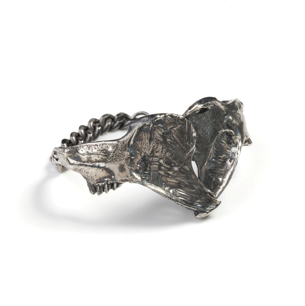 Jaw Bone Bracelet Silver