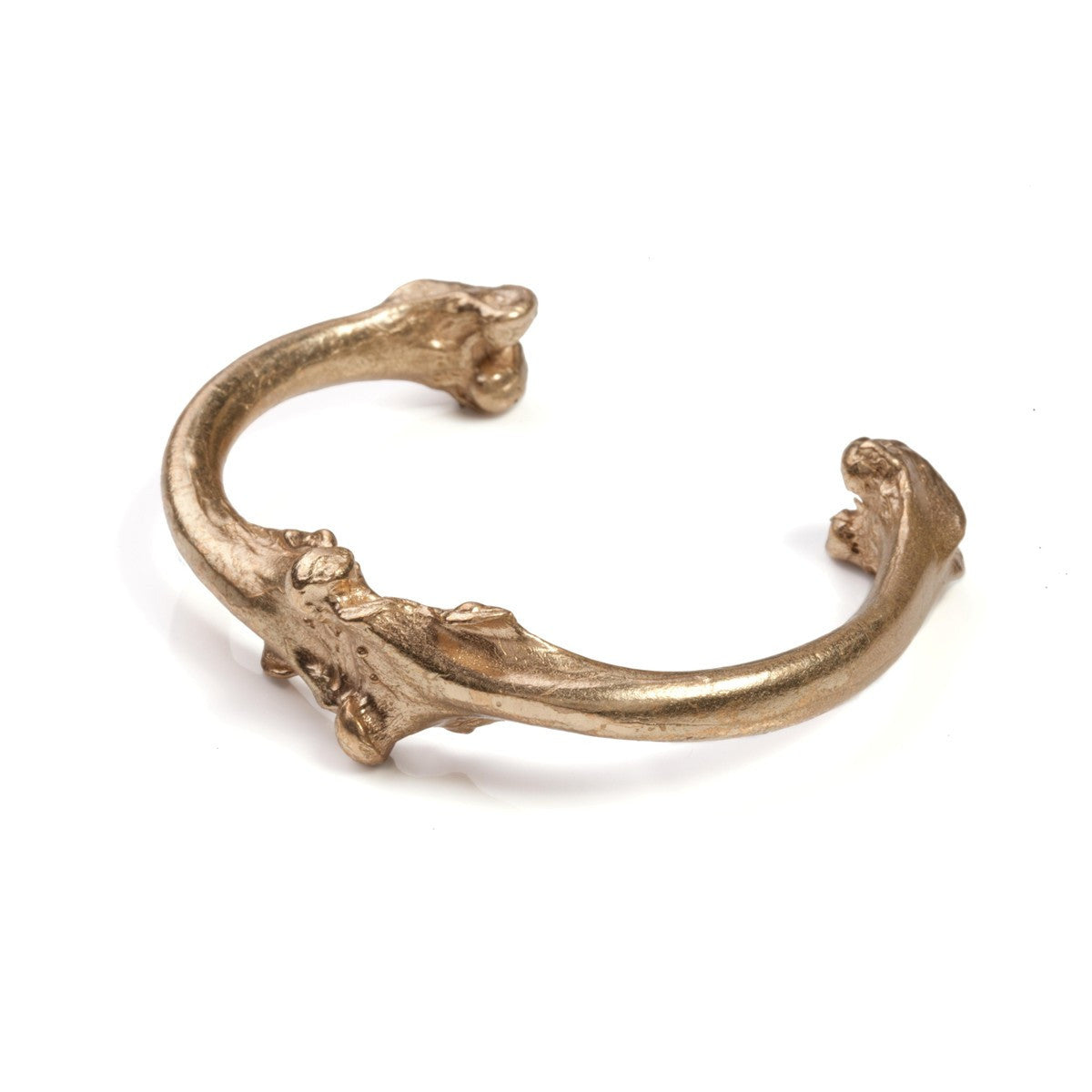 Large Bone Cuff Bronze