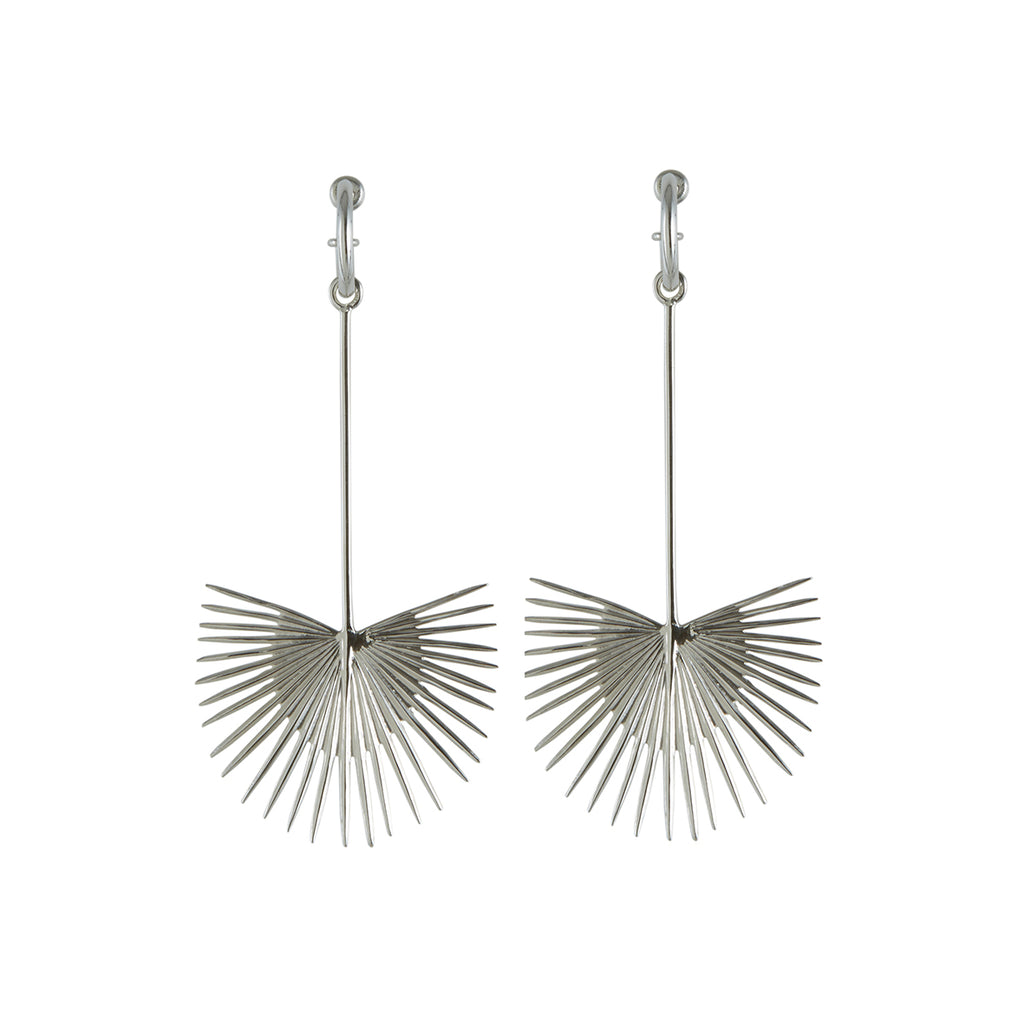 Ishtar Earrings Silver Rachel Entwistle