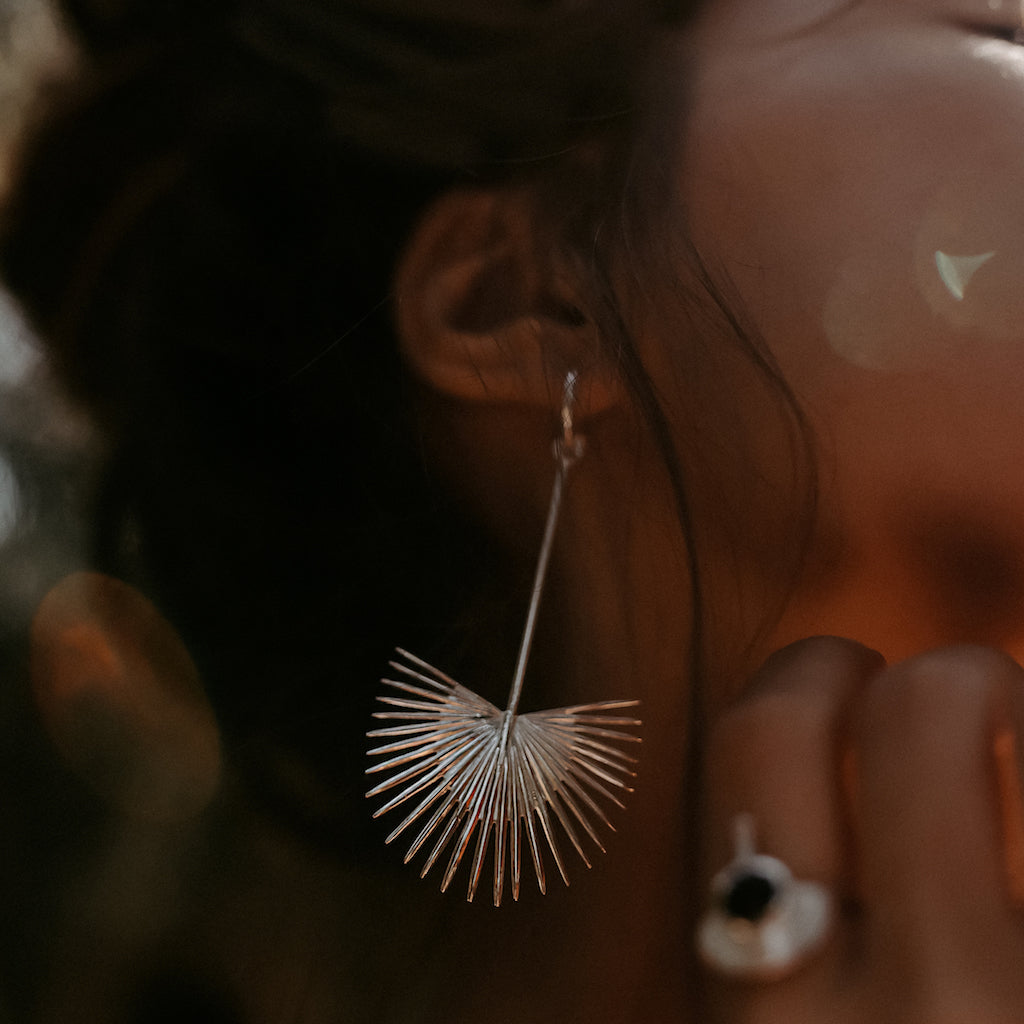 Ishtar Earrings Silver