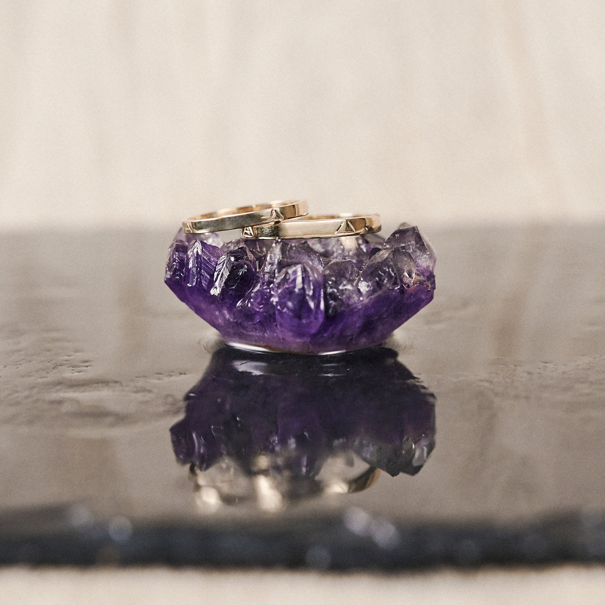 Four Elements Ring Solid Gold