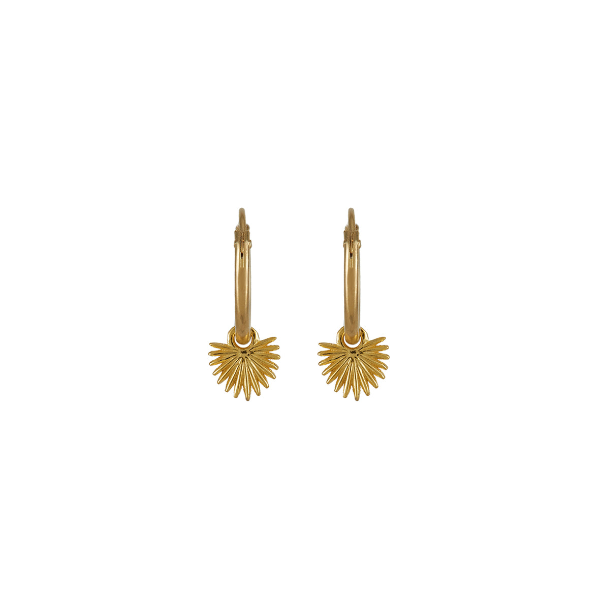 Ishtar Mini Hoop Earrings Gold