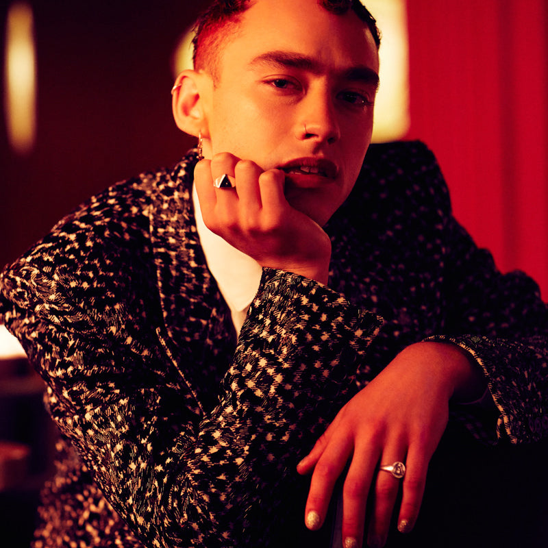 Pythagorus Onyx Ring Silver