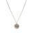 Lunar Coin Necklace Silver