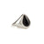 Apollo Pinky Ring Silver - Black Onyx