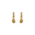 Apollo Green Onyx Mini Hoop Earrings Gold