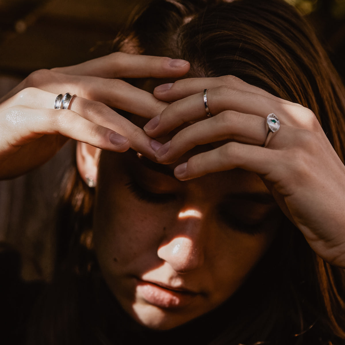 Four Elements Ring Silver