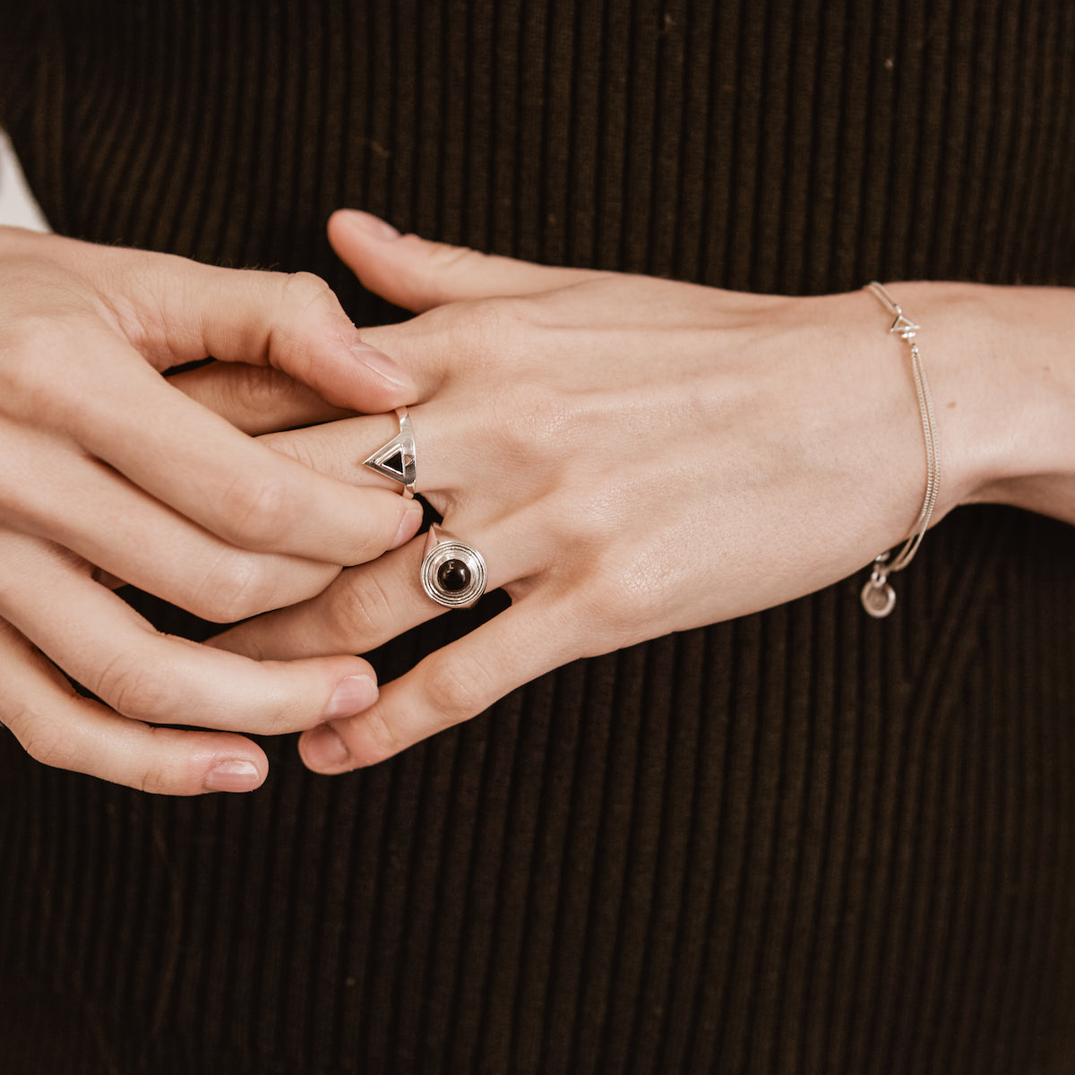Astral Signet Ring - Black Onyx