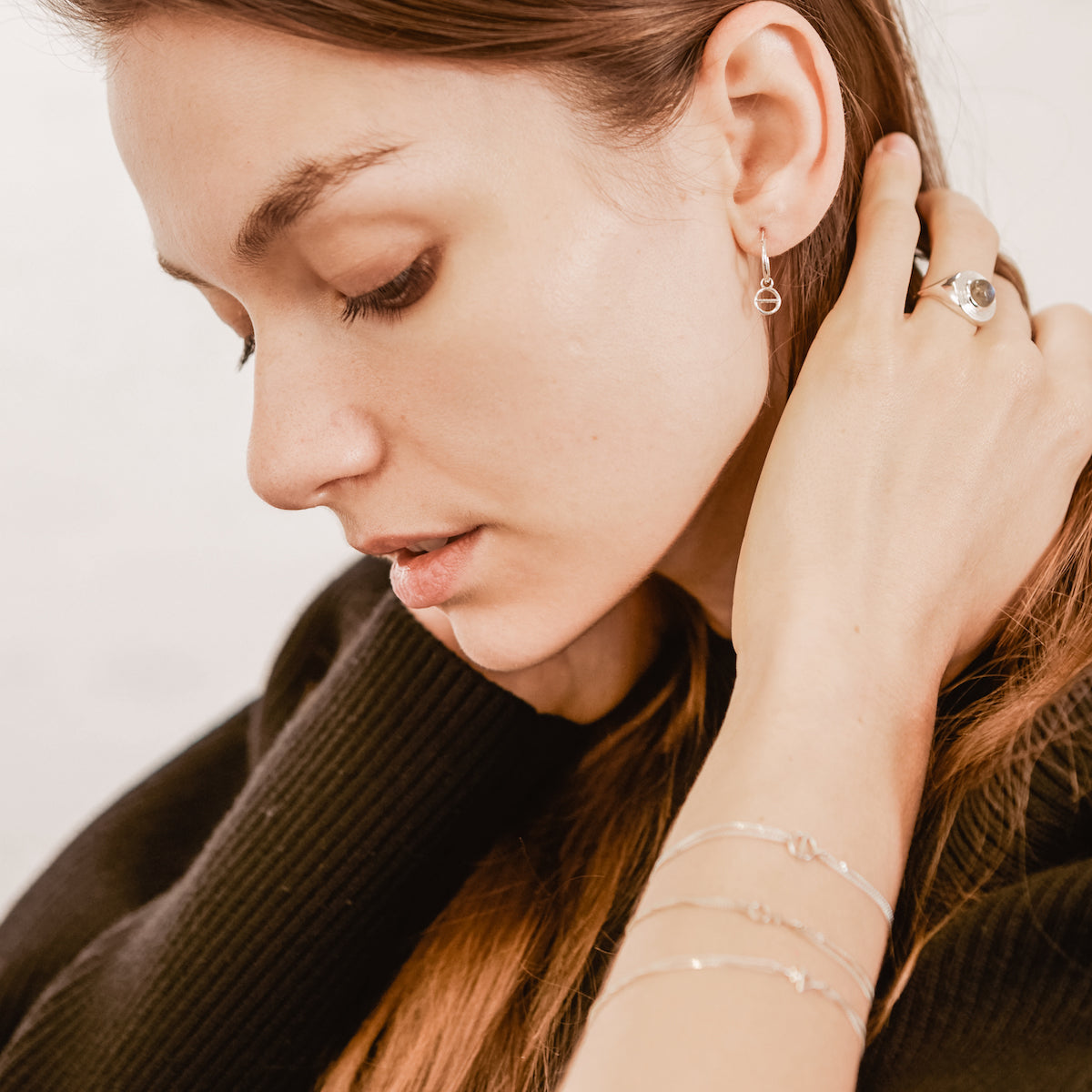 Tria Prima Mini Hoops Silver