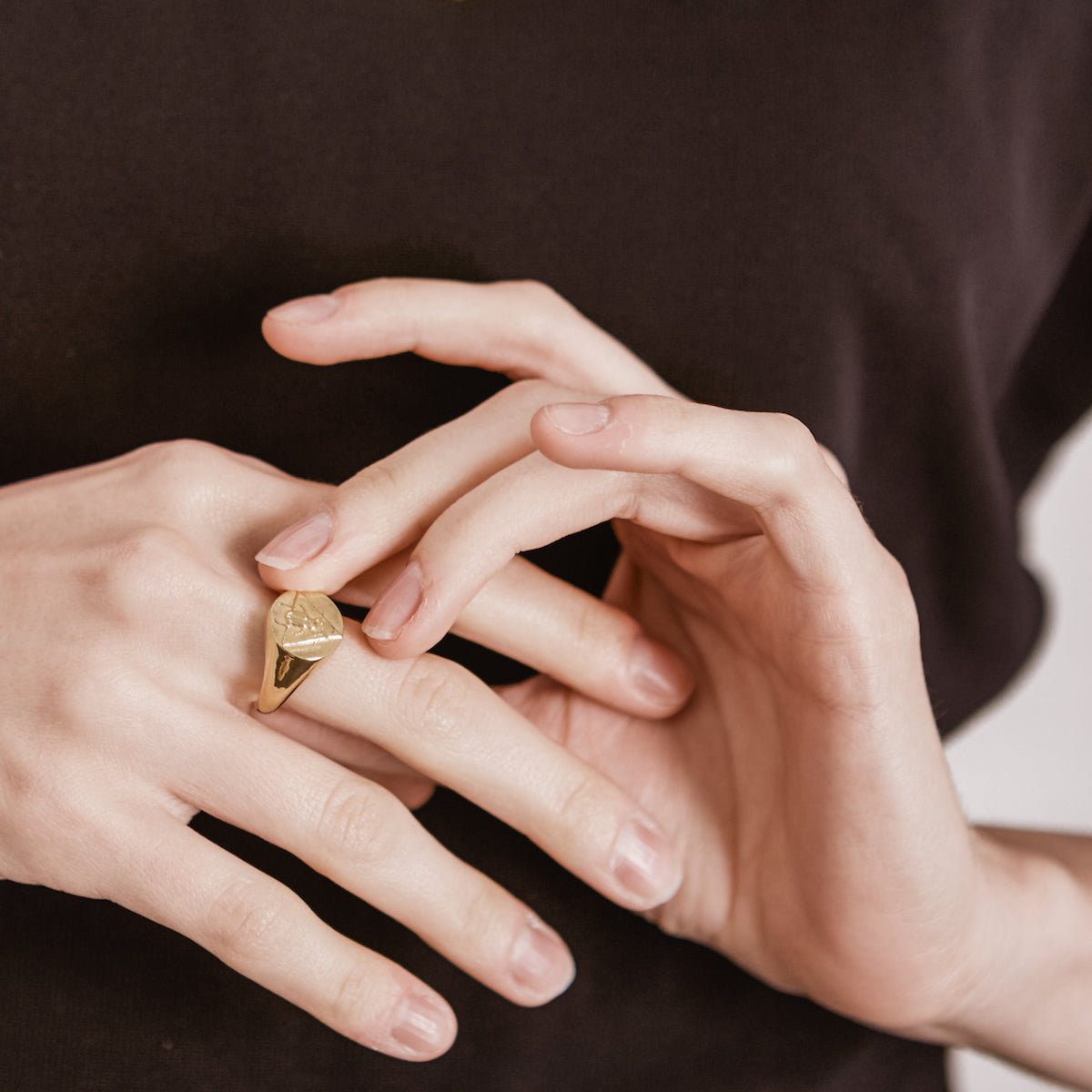 Scarab Signet Ring Gold