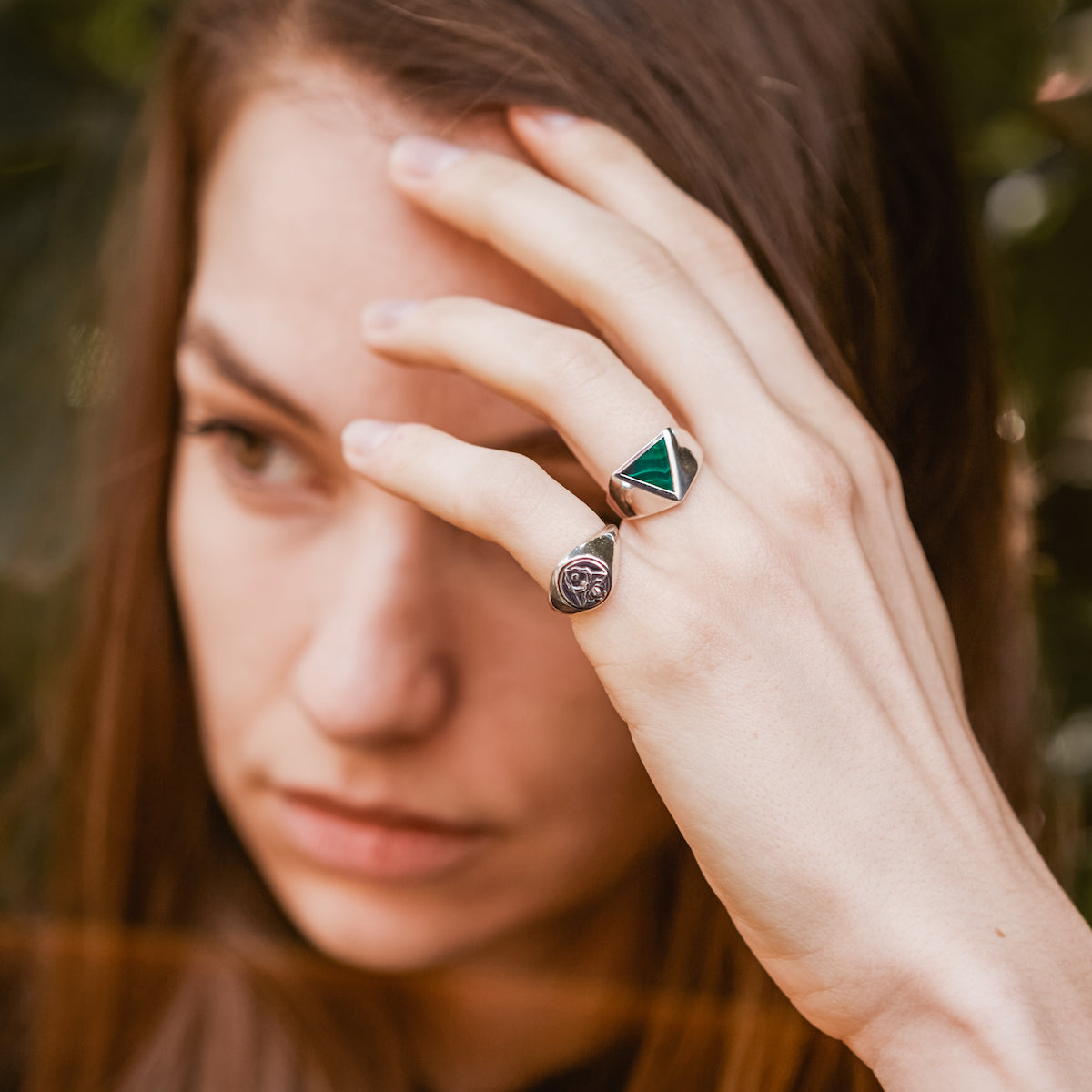 The Creation Signet Ring Silver