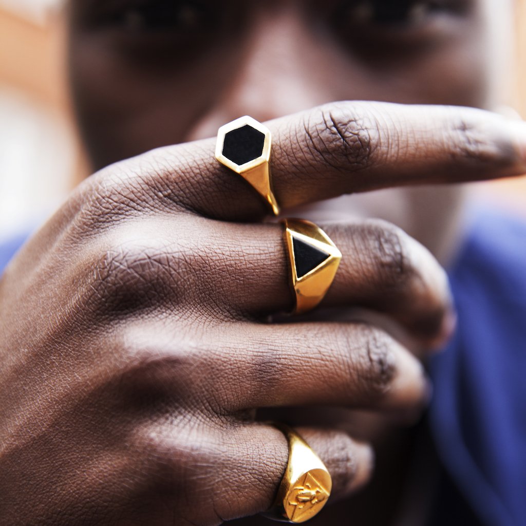 Scarab Signet Ring Gold