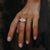 Rays Of Light Ring Silver- Black Onyx