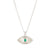 Rays of Light Pendant Silver - Green Onyx