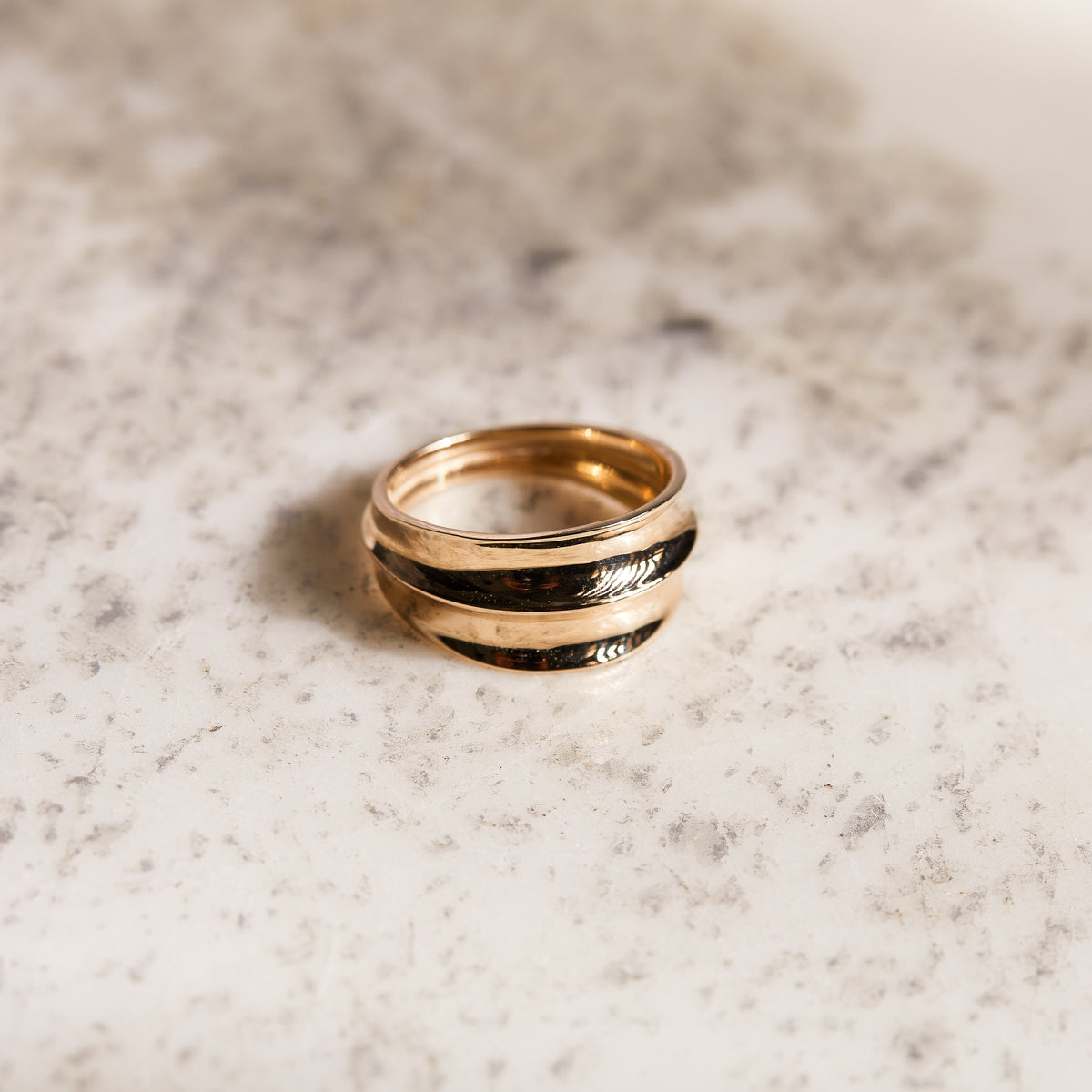 Athena Ring Solid Gold