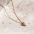 Modern Primitive Mini Necklace Solid Gold
