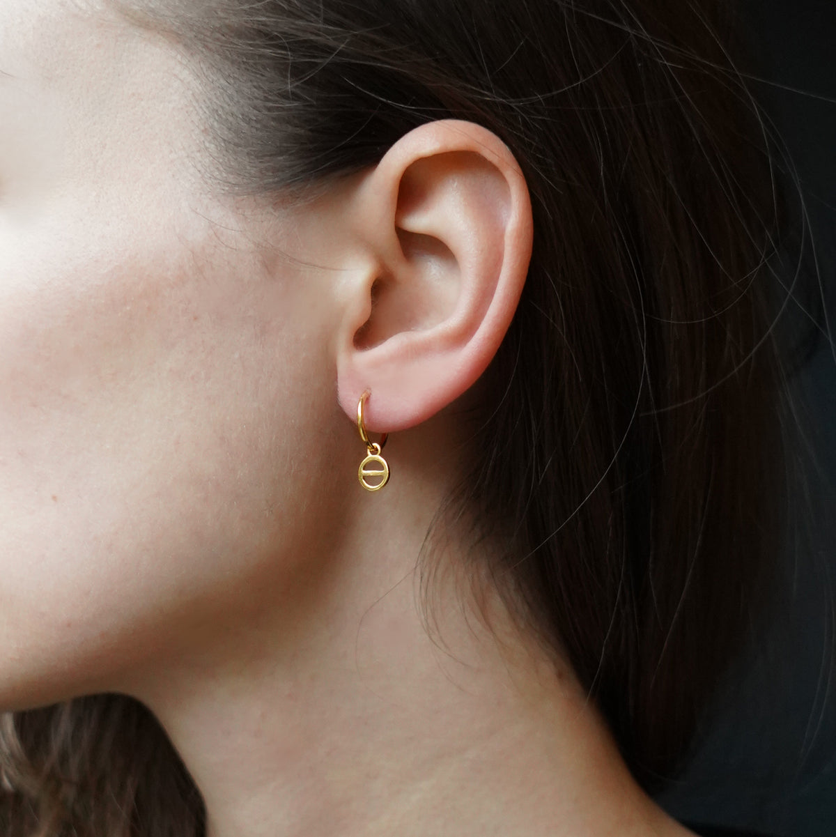 Tria Prima Mini Hoops Gold