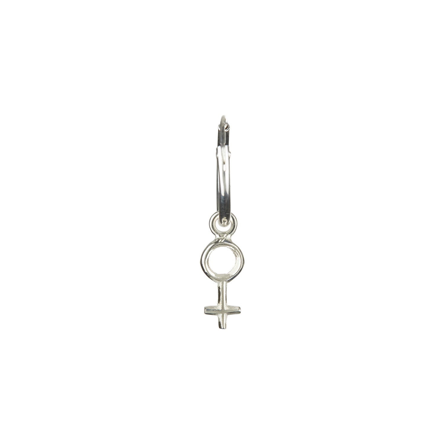 Seven Planetary Metals - Venus Hoop - Silver