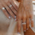 Rays Of Light Ring Silver- Black Onyx