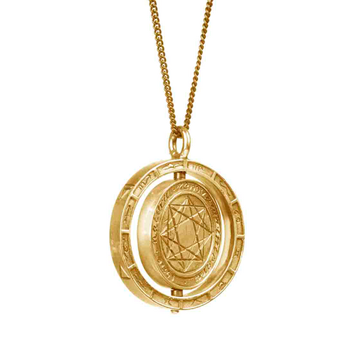 Alchemist's Rotary Pendant Gold Rachel Entwistle