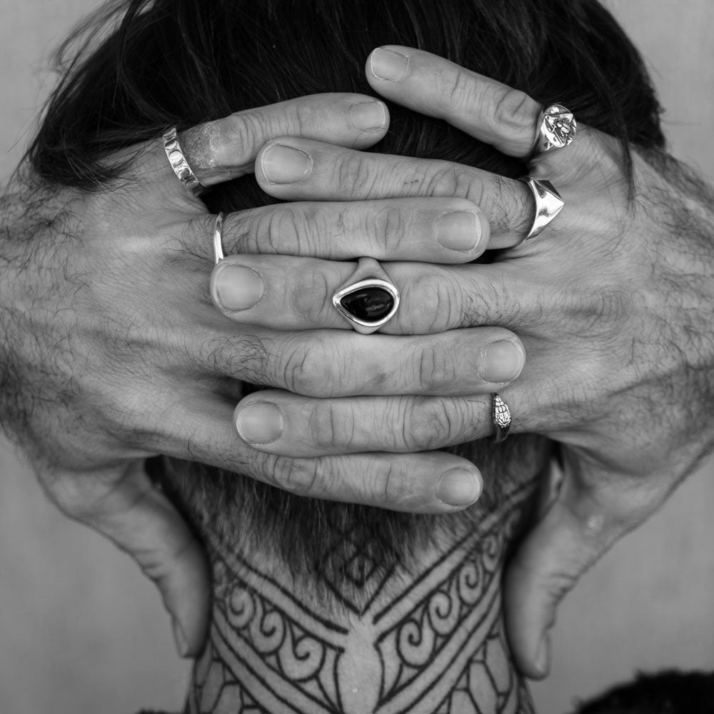 Scarab Signet Ring Silver