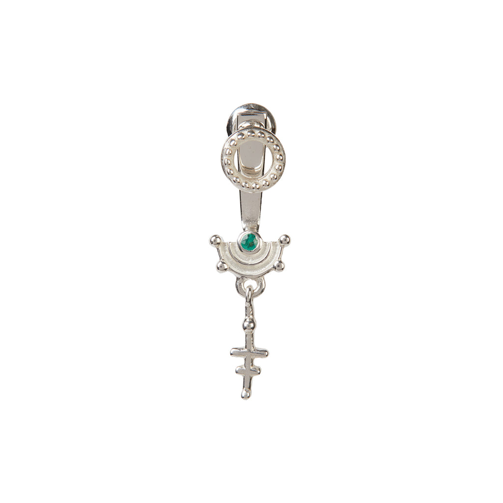 Celestial Mini Ear Jacket Emerald