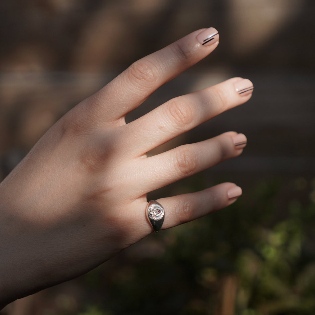 Creation Signet Ring Silver