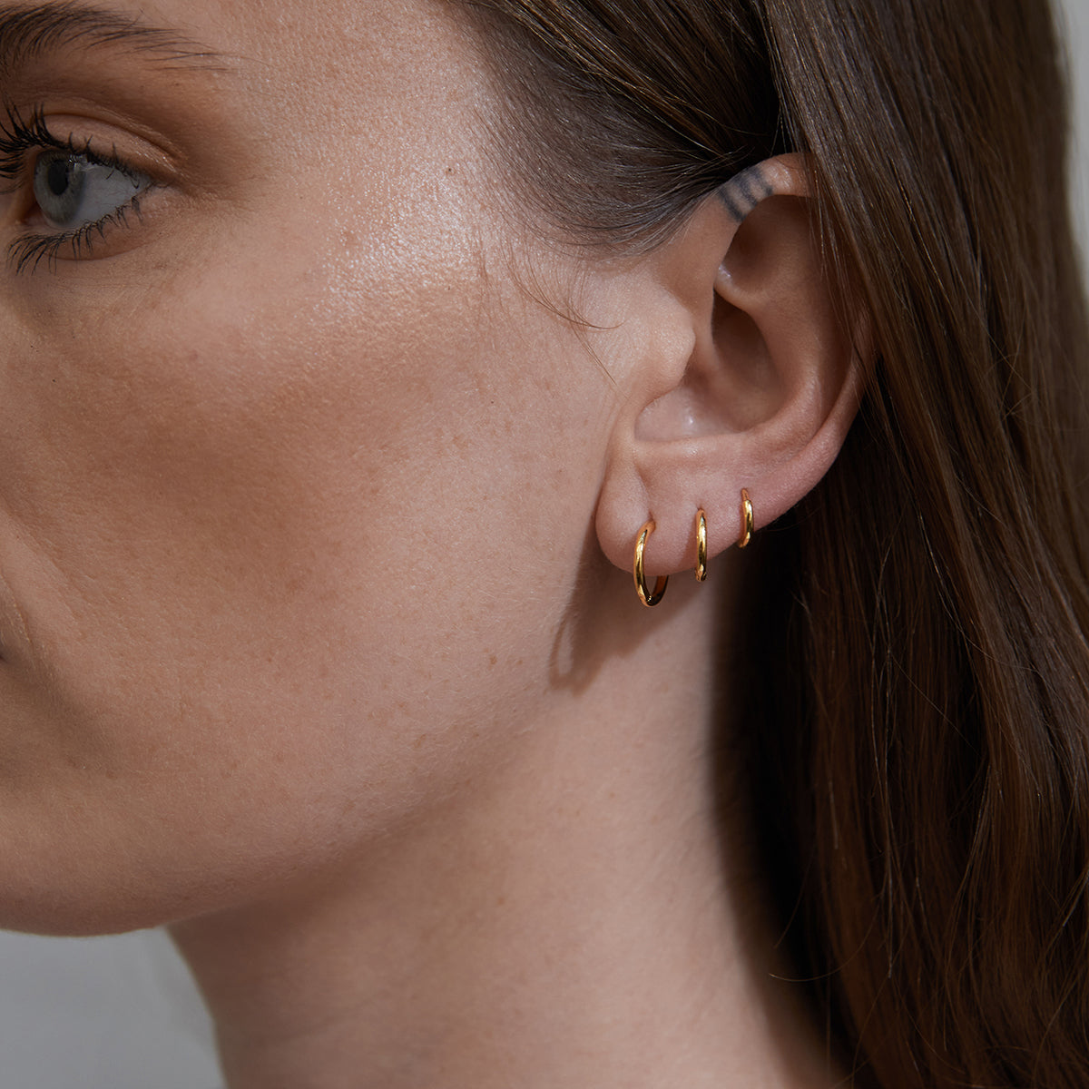 Mini Huggie Hoops Gold