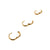 Mini Huggie Hoops Gold