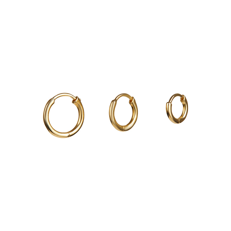 Mini Huggie Hoops Gold