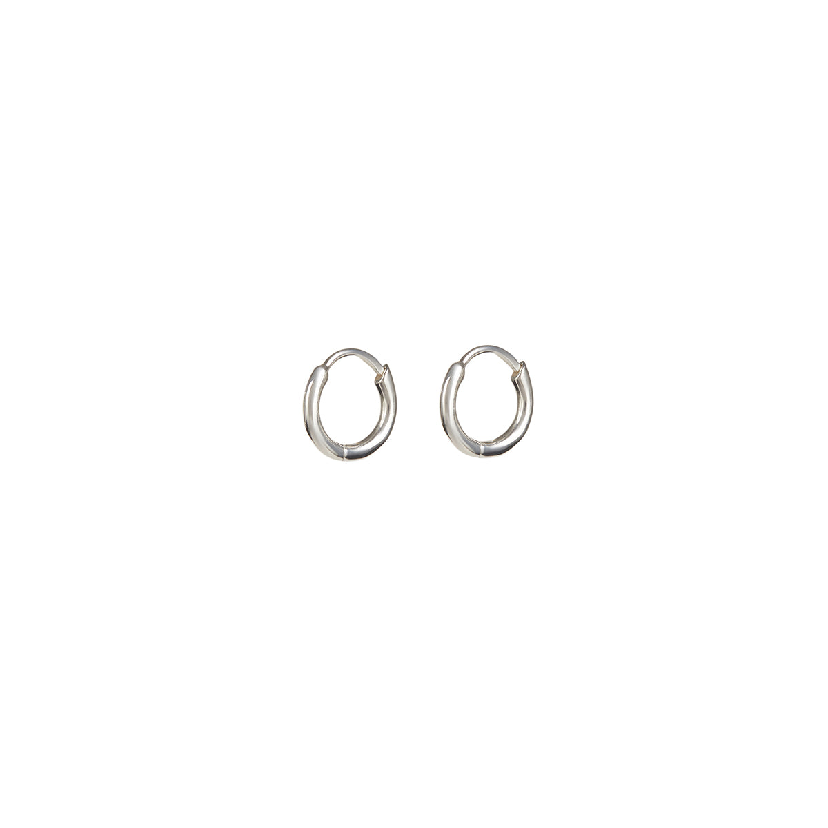 Mini Huggie Hoops Silver