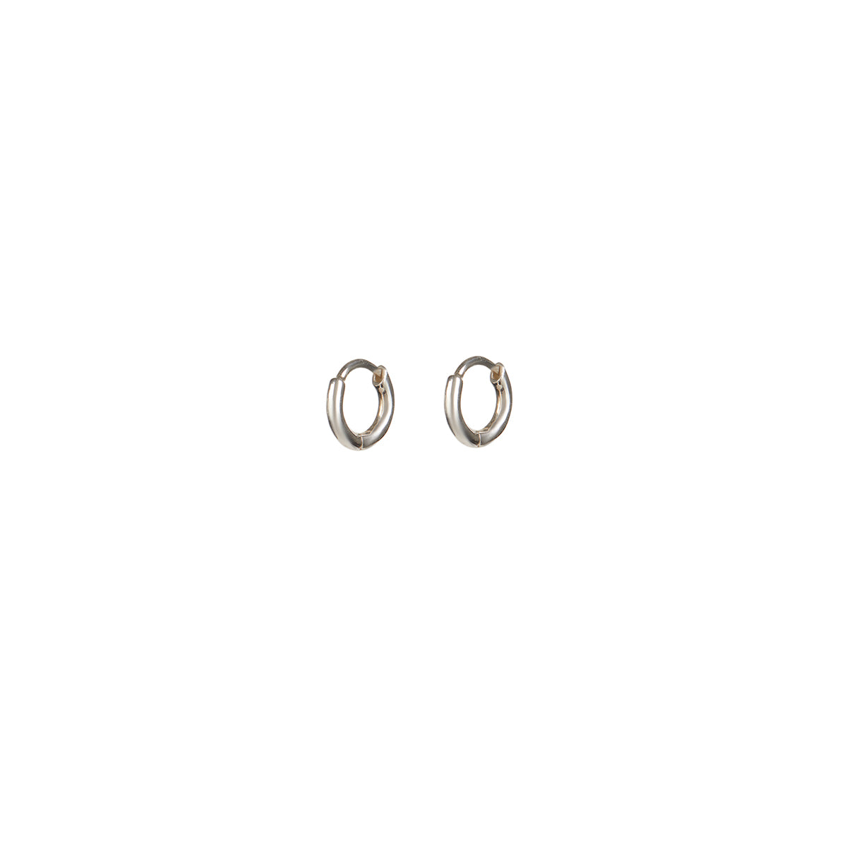 Mini Huggie Hoops Silver