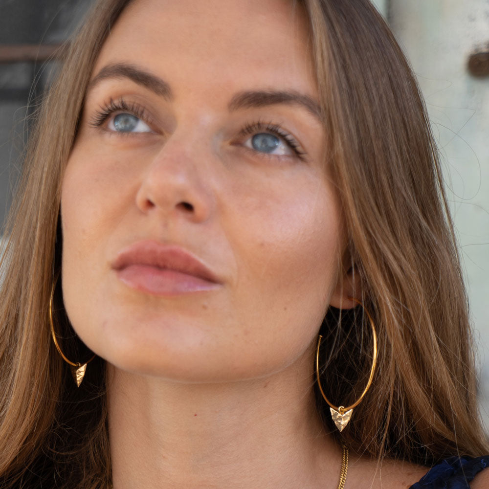 Modern Primitive Large Hoops Gold