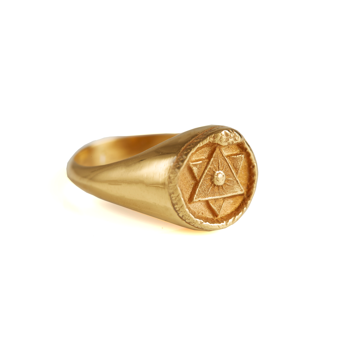 The Ouroboros Signet Ring Gold